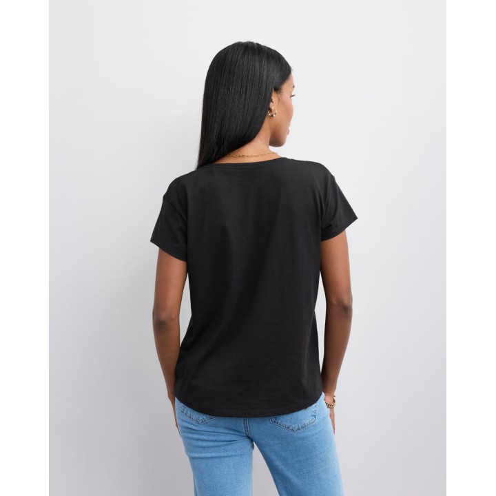 Polo Mujer Niza Negro New