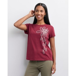 Polo Mujer Niza Borgoña