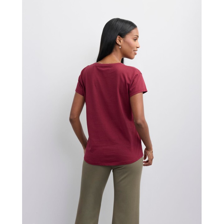 Polo Mujer Niza Borgoña