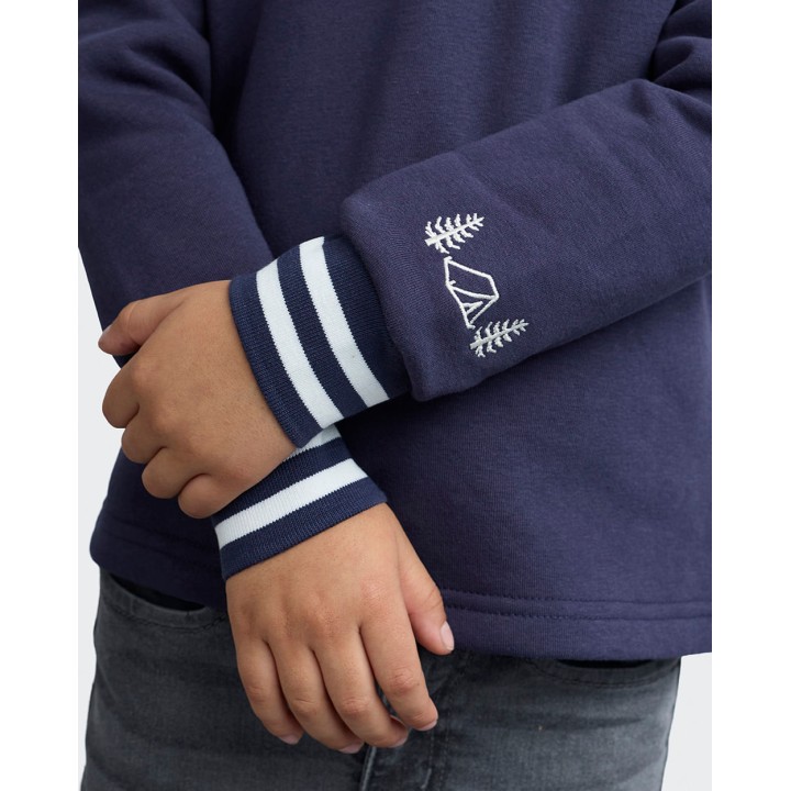 Polo Cuello Camisa Niño Cristian Azul Náutico