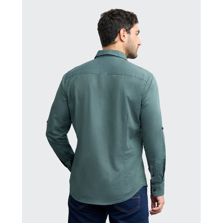 Camisa Hombre Abner Verde Botella