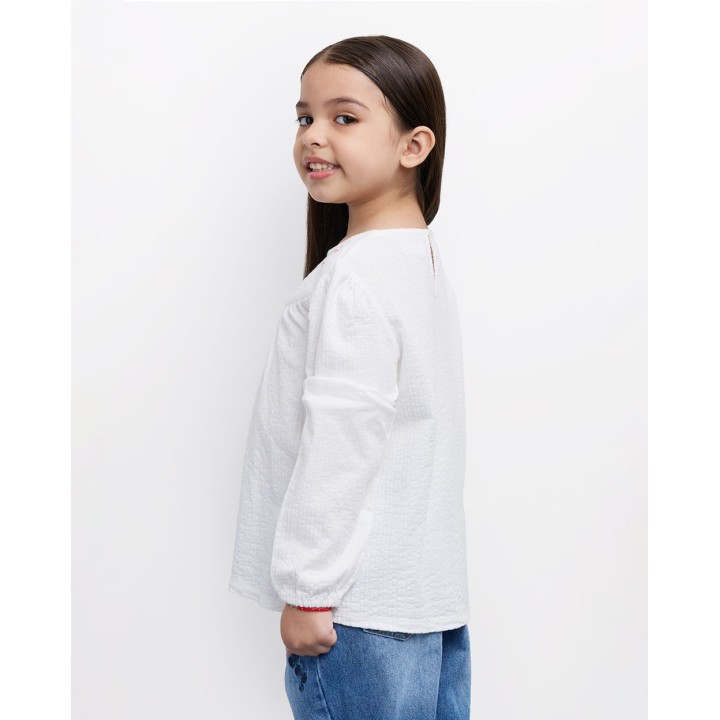 Polo Niña Aurelia Blanco