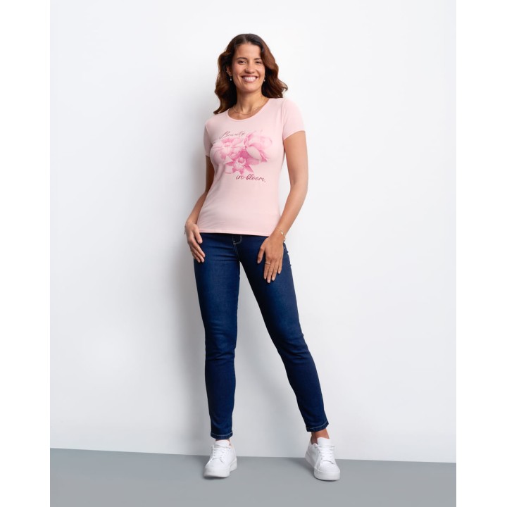 Polo Mujer Romina Rosado New