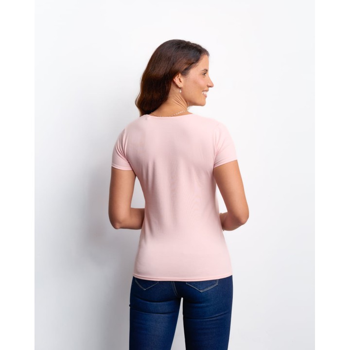 Polo Mujer Romina Rosado New