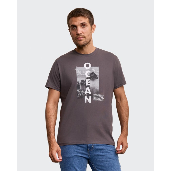 Polo Hombre Ronald Gris Noche