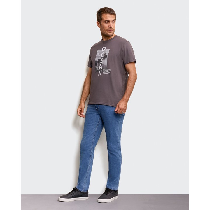 Polo Hombre Ronald Gris Noche