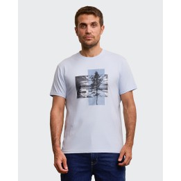 Polo Hombre Ronald Celeste Agua