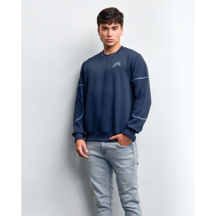 Polera Hombre Aldani Azul Pageant
