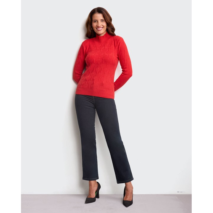 Chompa Mujer Mora 4b Rojo