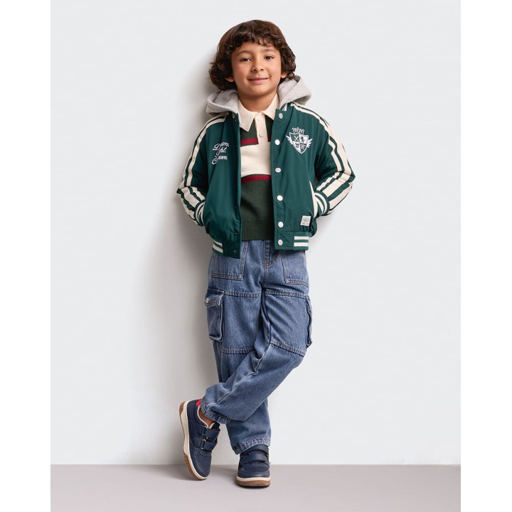 Casaca Niño Miguel Verde Esmeralda