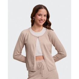 Chompa Mujer Dayla Beige Arena