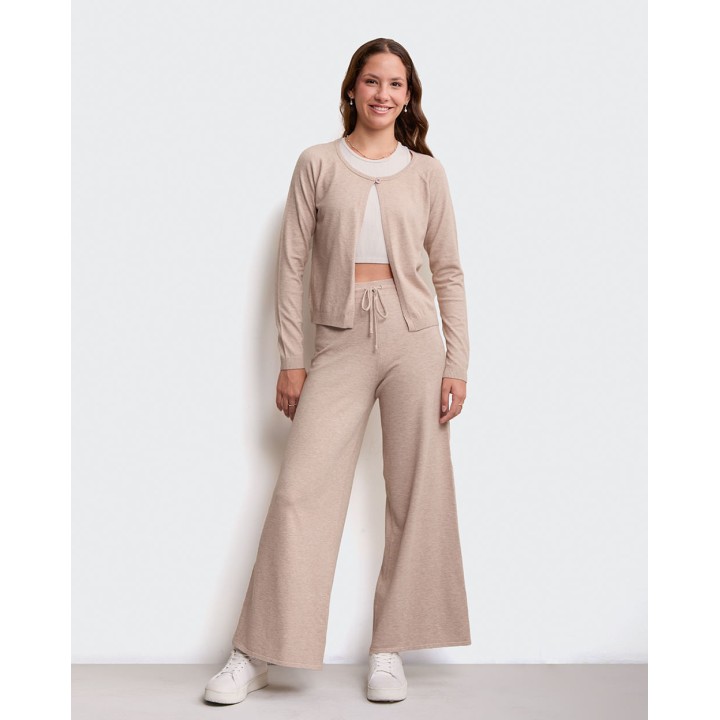 Chompa Mujer Dayla Beige Arena