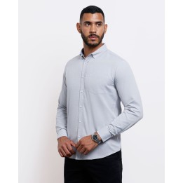 Camisa Hombre Piedro Gris Cemento