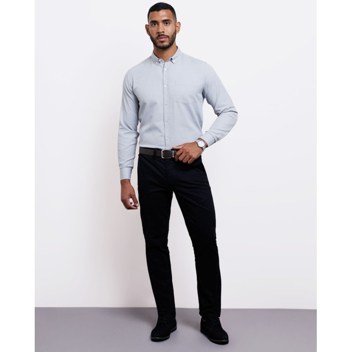 Camisa Hombre Piedro Gris Cemento