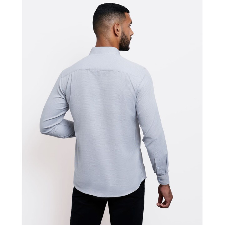 Camisa Hombre Piedro Gris Cemento