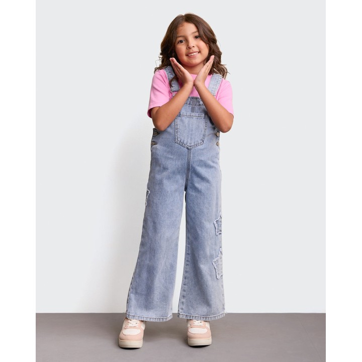 Overol Niña Alondra Light Wash