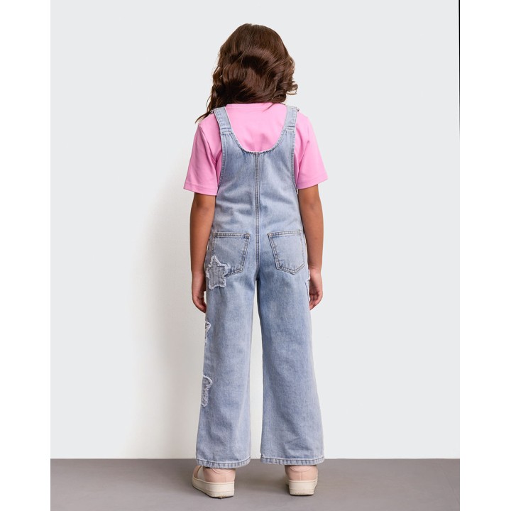 Overol Niña Alondra Light Wash