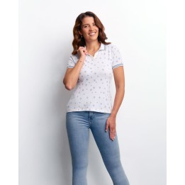 Polo Cuello Camisa Mujer Leah4 Blanco Optico