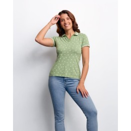 Polo Cuello Camisa Mujer Leah4 Verde Pad