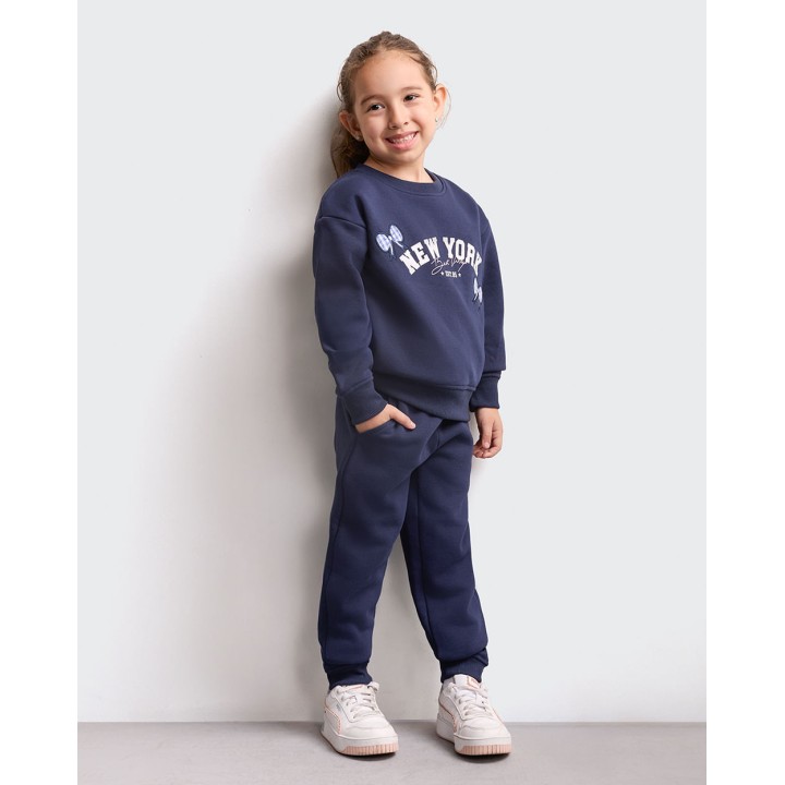 Pantalones Niña Tatiana Morado Malva/azul Nautico