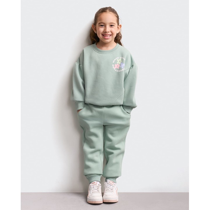 Pantalones Niña Tatiana Niquel Poly Htr/turquesa Claro