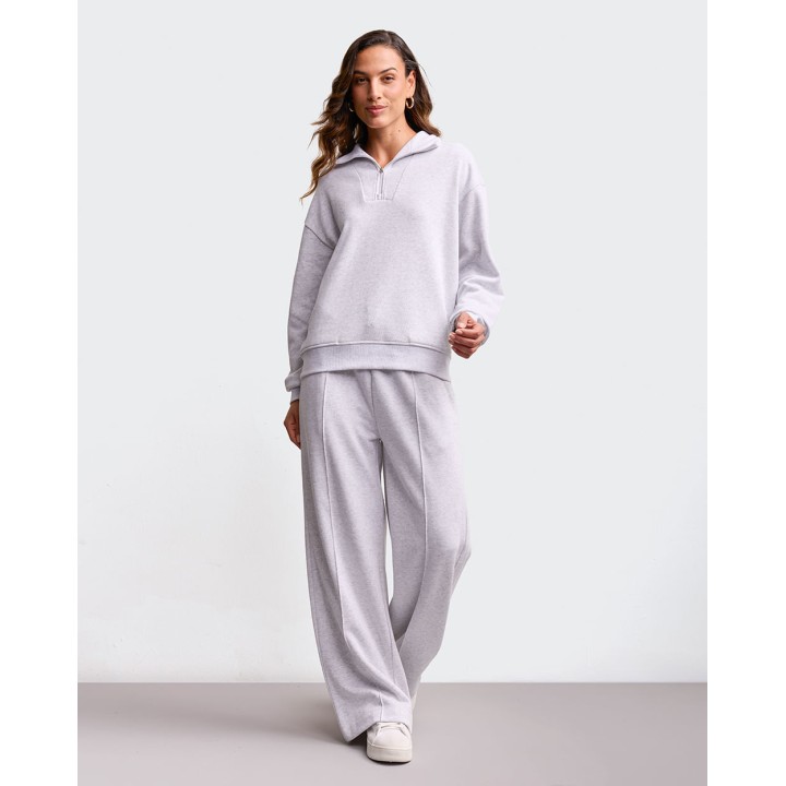 Polera Mujer Serene Grey Fit Poly Htr