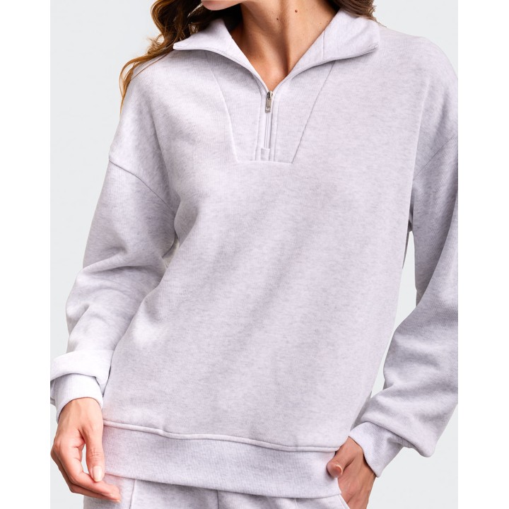 Polera Mujer Serene Grey Fit Poly Htr