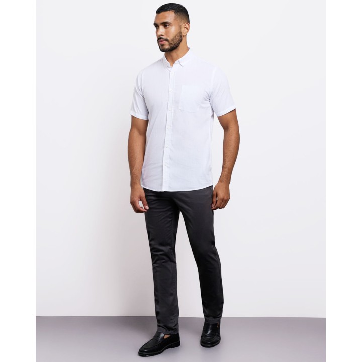 Camisa Hombre Alpine Blanco Optico
