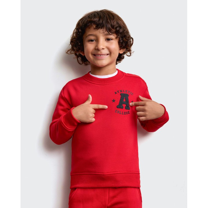 Polera Niño Franklin Rojo Fiesta