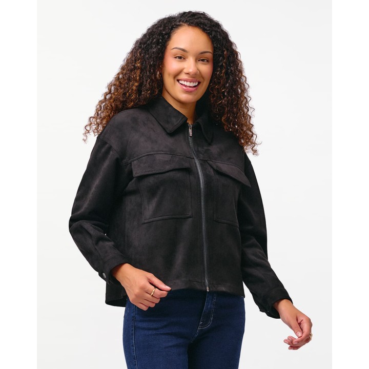 Casaca Mujer Violet Negro