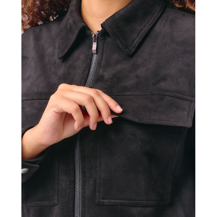 Casaca Mujer Violet Negro