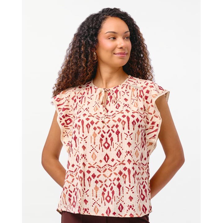Blusa Mujer Vale Rojo Fuerte