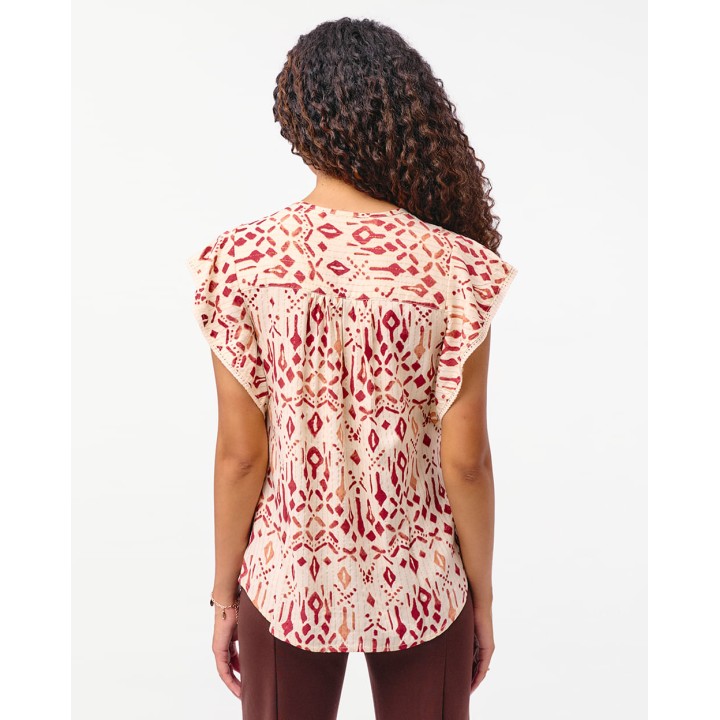 Blusa Mujer Vale Rojo Fuerte