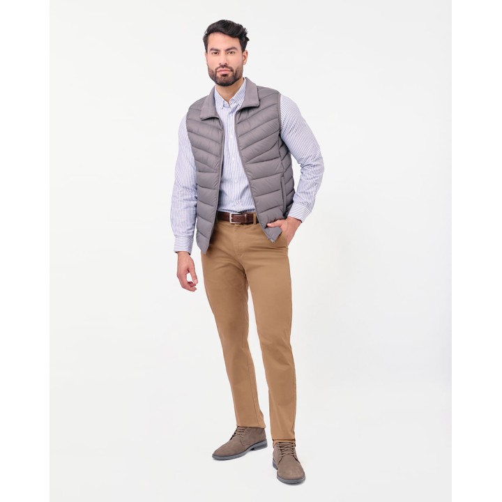Chaleco Hombre Oliver Plomo