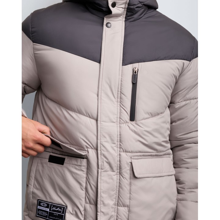 Casaca Hombre Zuno Beige Arena