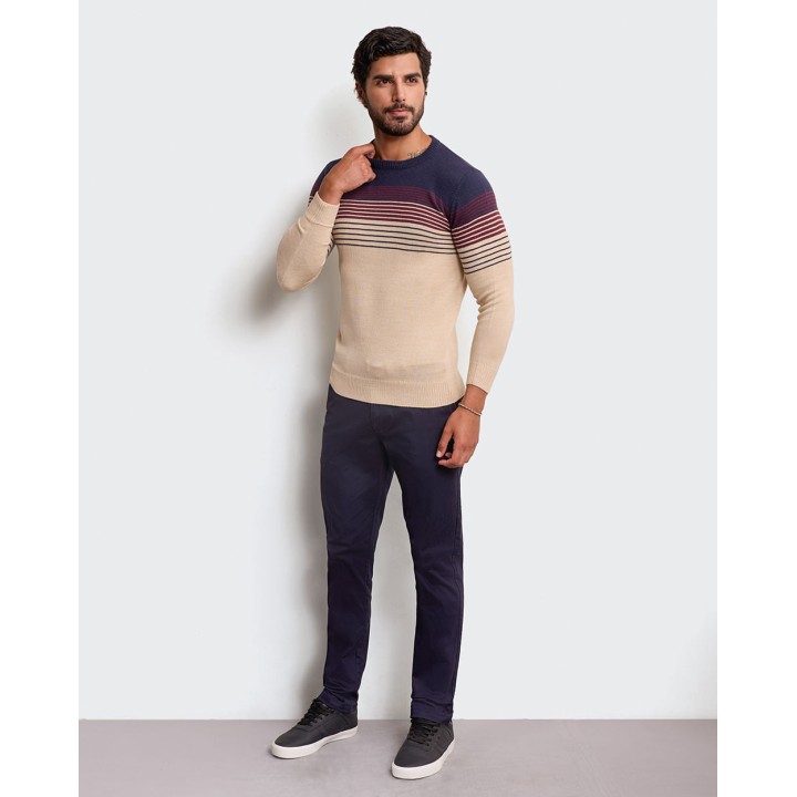 Chompa Hombre Jhair Beige Oscuro