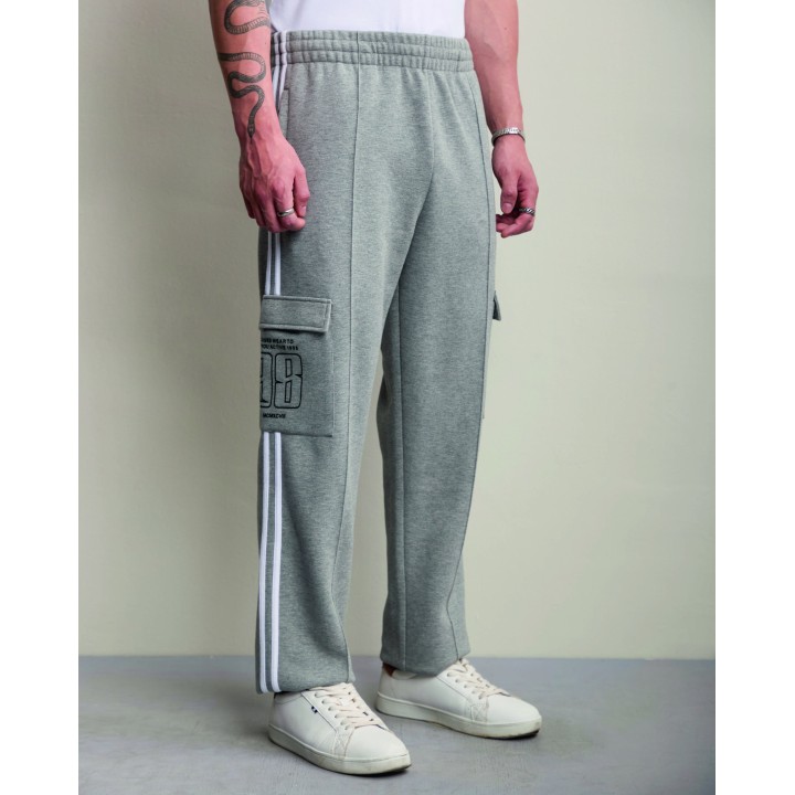 Pantalón Hombre North Gris Melange