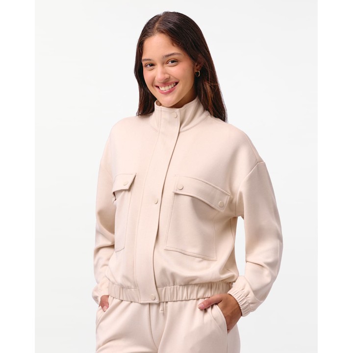 Casaca Mujer Nila Beige Arena