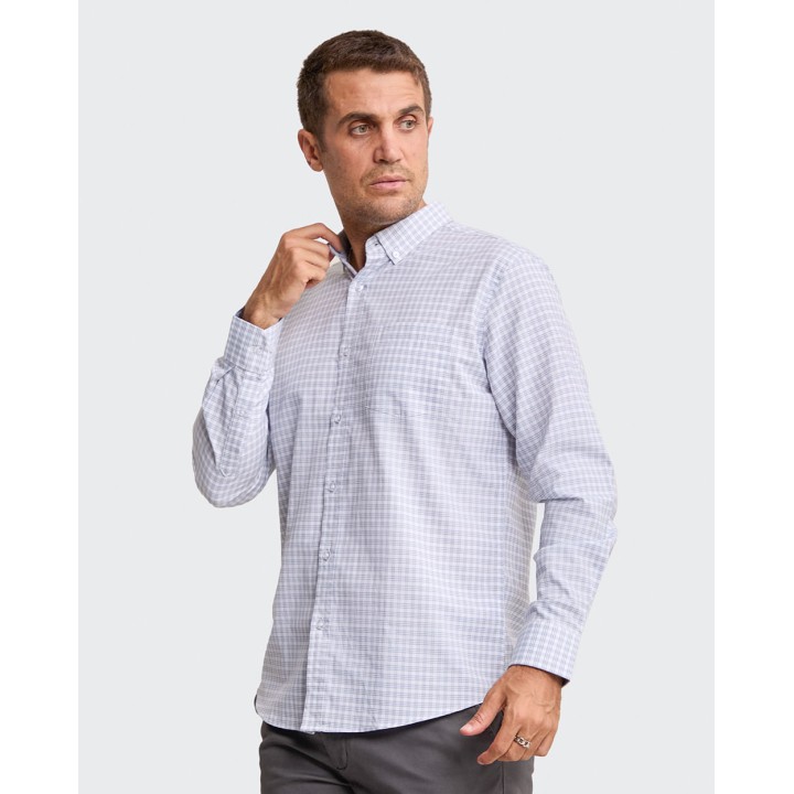 Camisa Hombre Piedro Turqueza Claro