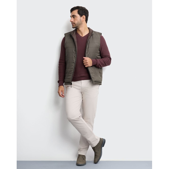 Chaleco Reversible Hombre Julian Marrón
