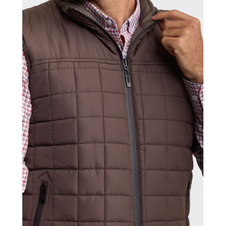 Chaleco Reversible Hombre Julian Marrón