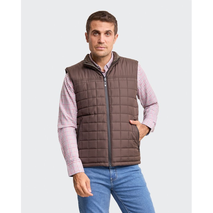 Chaleco Reversible Hombre Julian Marrón