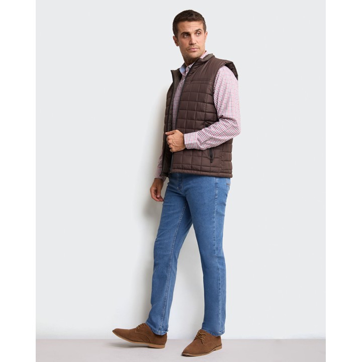 Chaleco Reversible Hombre Julian Marrón