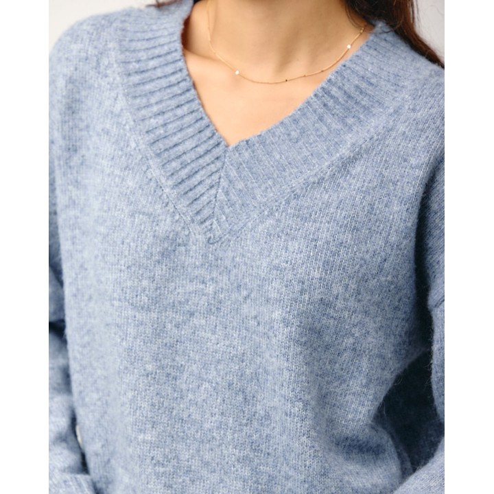 Chompa Mujer Camila Azul Denim