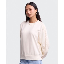 Polera Mujer Corina Crema Angora