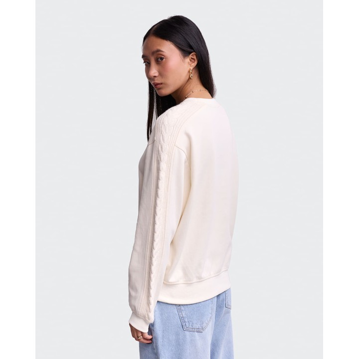 Polera Mujer Corina Crema Angora