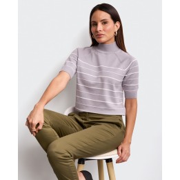 Chompa Mujer Valentina Lis3 Grey Fit Poly Htr