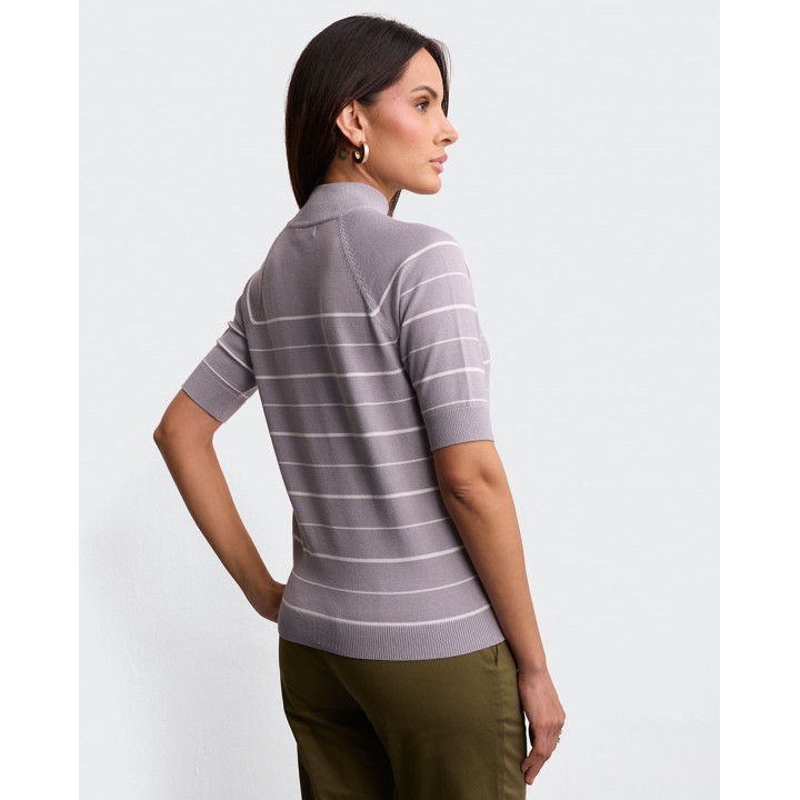 Chompa Mujer Valentina Lis3 Grey Fit Poly Htr