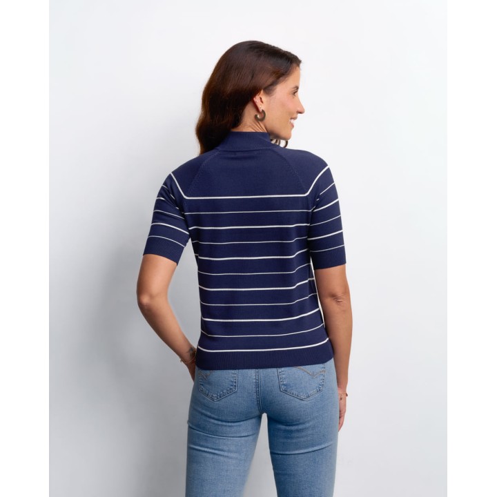 Chompa Mujer Valentina Lis3 Azul Náutico