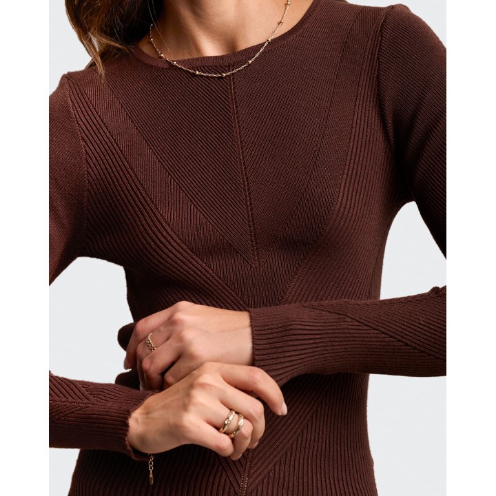 Chompa Mujer Jimena 3 Marron Chocolate
